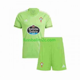 Fußballtrikots Celta de Vigo Torwart Kinder Heim Trikotsatz 2023-2024